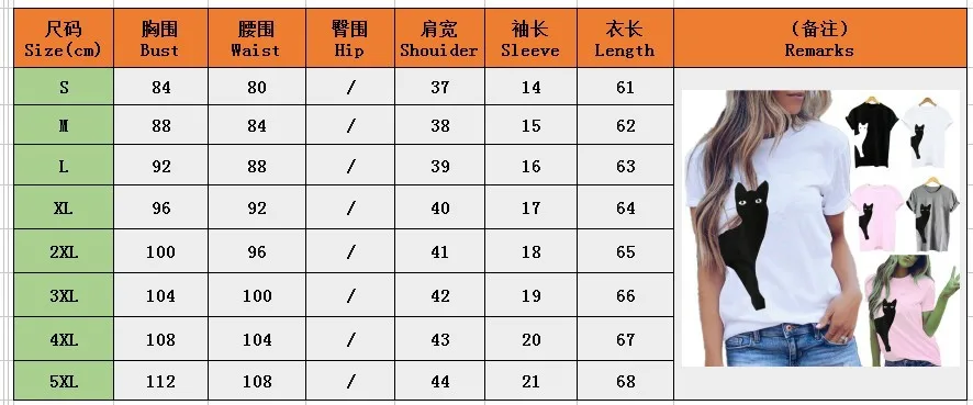 Женская футболка с коротким рукавом и принтом кота летний сезон 2020|Футболки| |