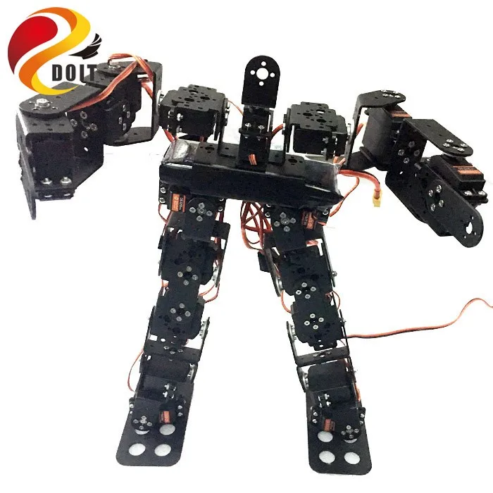 17DOF Biped робот-гуманоид Обучающий робот комплект сервопривода кронштейн шариковый