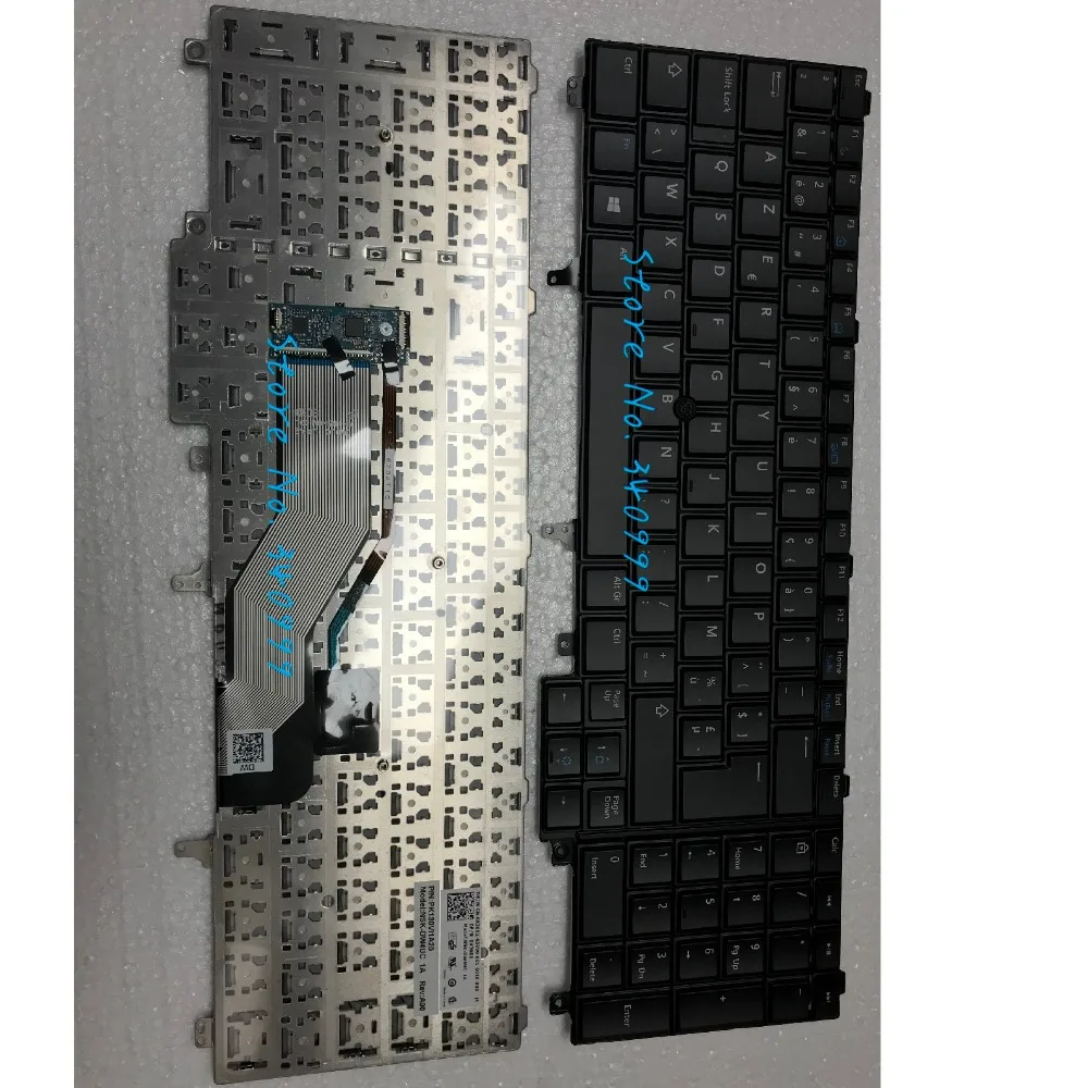 AZERTY новая клавиатура для Dell Latitude E6520 E6530 E6540 E5520 E5530 M4600 M6600 M4800 M6800 M670