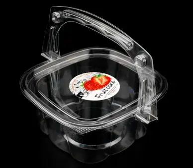 Одноразовая прозрачная пластиковая коробка west point закуска торт размазывающие