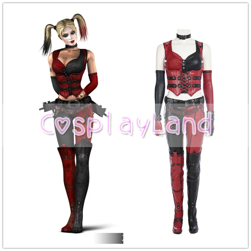 Костюм Бэтмена Аркхема Харли Куинн карнавальный костюм костюмы на Хэллоуин