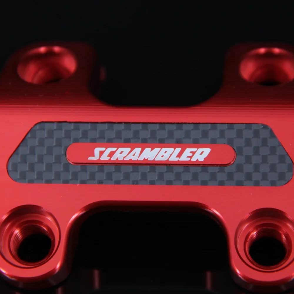 RiderJacky D28MM мотоцикл CNC зажим Кронштейн верхней части для Ducati скремблер F. T. BRASIL 800