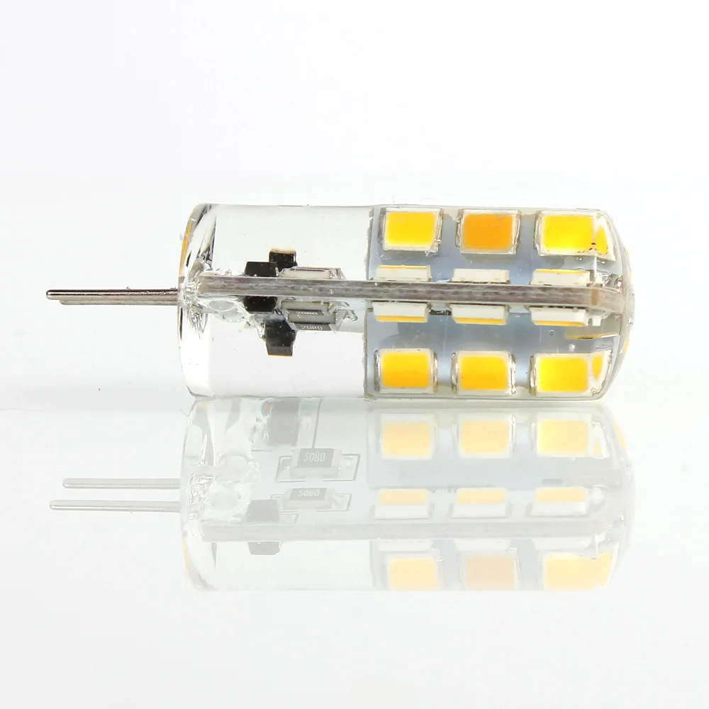 5 шт./лот светодиодная G4 2835 SMD 6 Вт AC/DC 12V 24LED лампа галогенная g4 Светодиодные лампы 12v