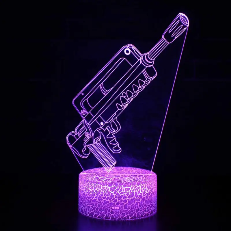 

3D Light with 7 Colors Change Touch or Remote Control 3d lamp Christmas decorative lights Children's room decoration led light