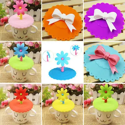 Силиконовая Милая Пылезащитная чашка с подсолнухом кофейная герметичная на