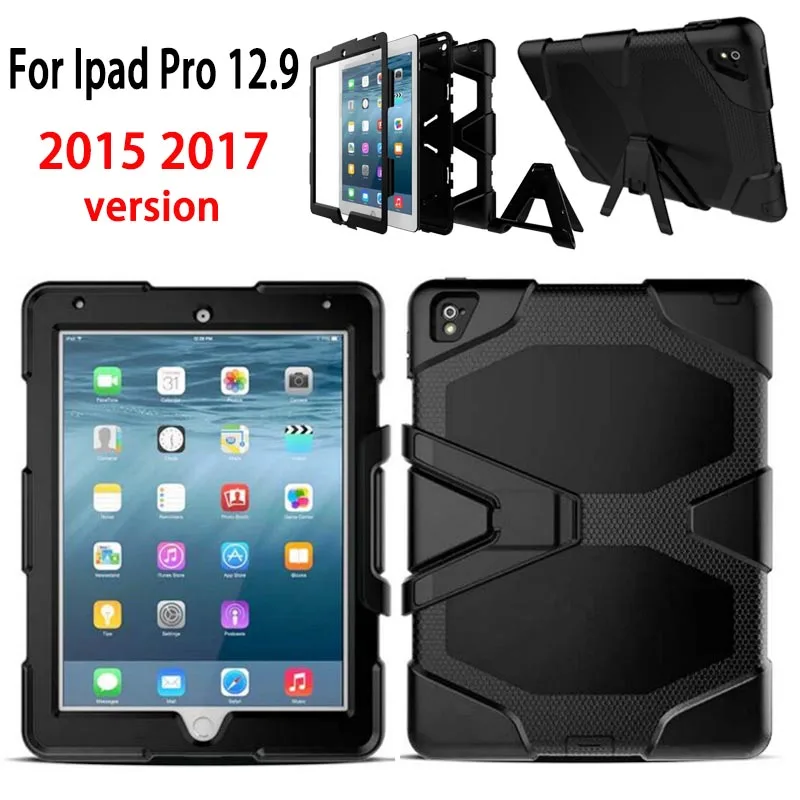 Новый защитный чехол для iPad Pro 12 9 дюйма 2017 дети Безопасный противоударный ТПУ Apple