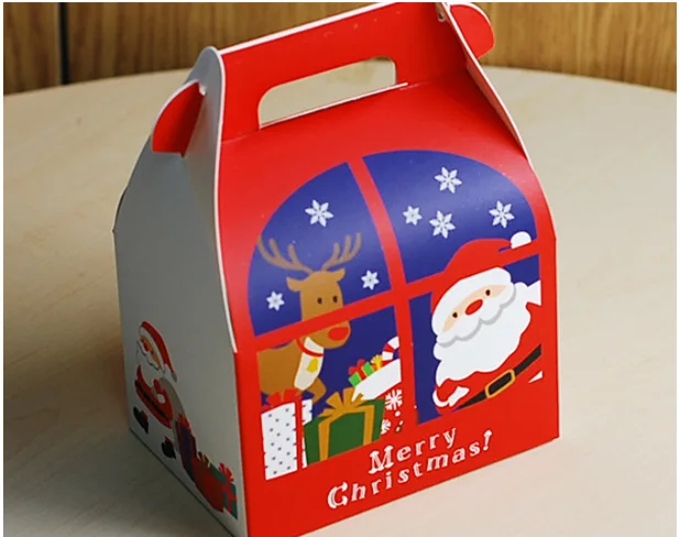 500 шт. Новый рождественский мультяшный бокс милая коробка для сладостей стариков