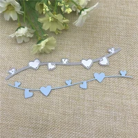 love lace flower edge border metal cutting dies stencils for card making decorative embossing suit paper cards stamp diy