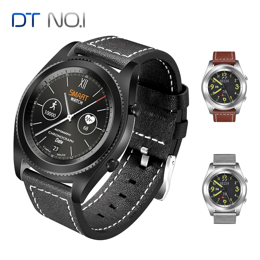 DTNO.1 S9 NFC MTK2502C Touch Smartwatch монитор сердечного ритма Bluetooth4.0 Смарт часы Браслет Носимых