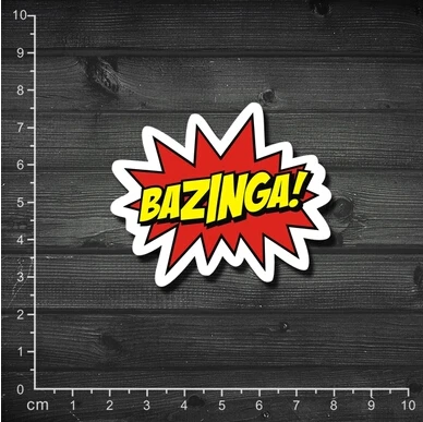 Одноместный США драма Большого Взрыва Bazinga Шелдон классический образец ноутбук