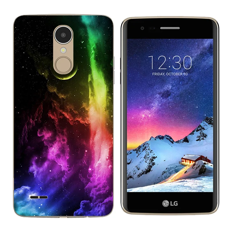 Для Coque LG K8 2017 чехол для телефона пары 5 0 дюймов с принтом &quotдиск&quot Мягкий ТПУ