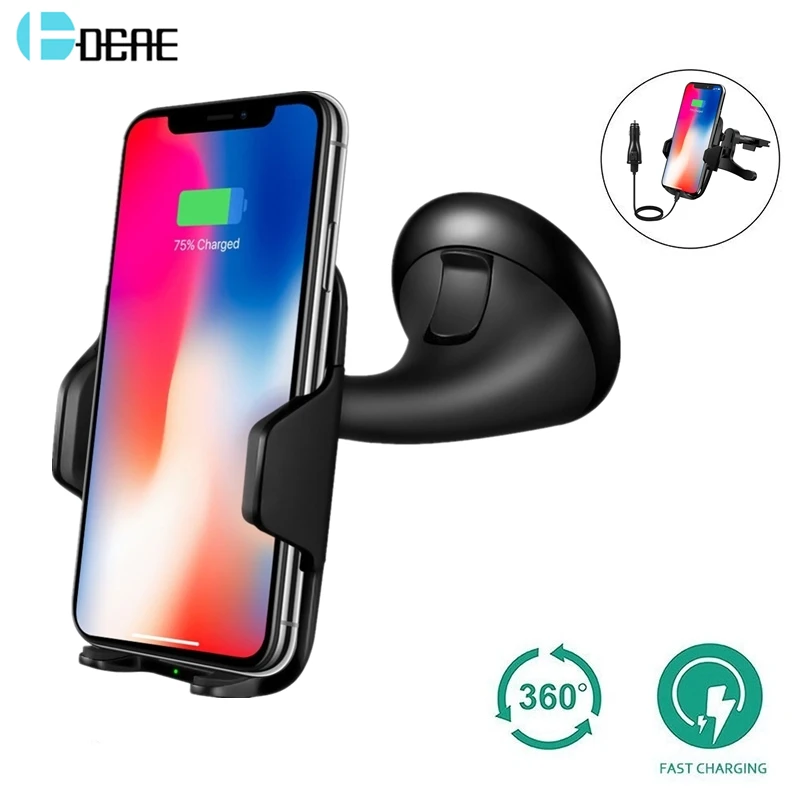 Беспроводное зарядное устройство DCAE Qi для iPhone 11 XS MAX XR X 8 Samsung S10 S9 S8 10W быстрая