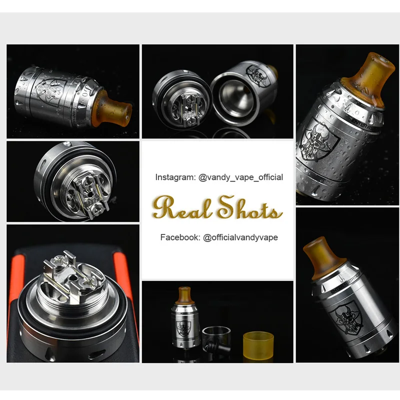 В наличии Vandy Vape Berserker Mini RTA MTL 2 мл емкость электронная сигарета распылитель