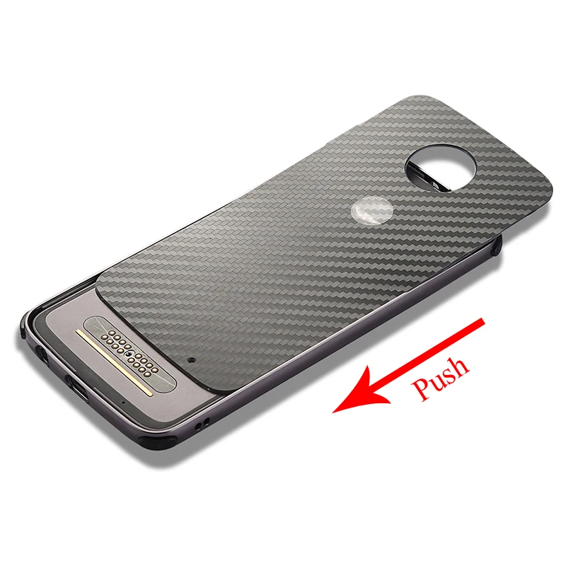 Алюминиевый металлический чехол для Motorola Moto Z2 Z3 Play бампер чехол для Motorola Z2 Play Роскошная рамка для телефона Пластиковая крышка для Moto Z3 Play