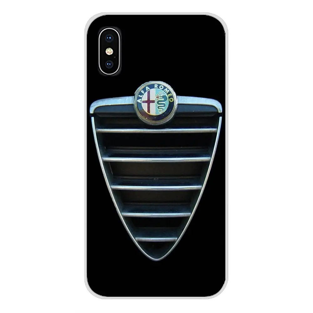 Супер Автомобильный логотип Alfa Romeo для Samsung Galaxy S4 S5 MINI S6 S7 edge S8 S9 S10 Plus Note 3 4 5 8 9