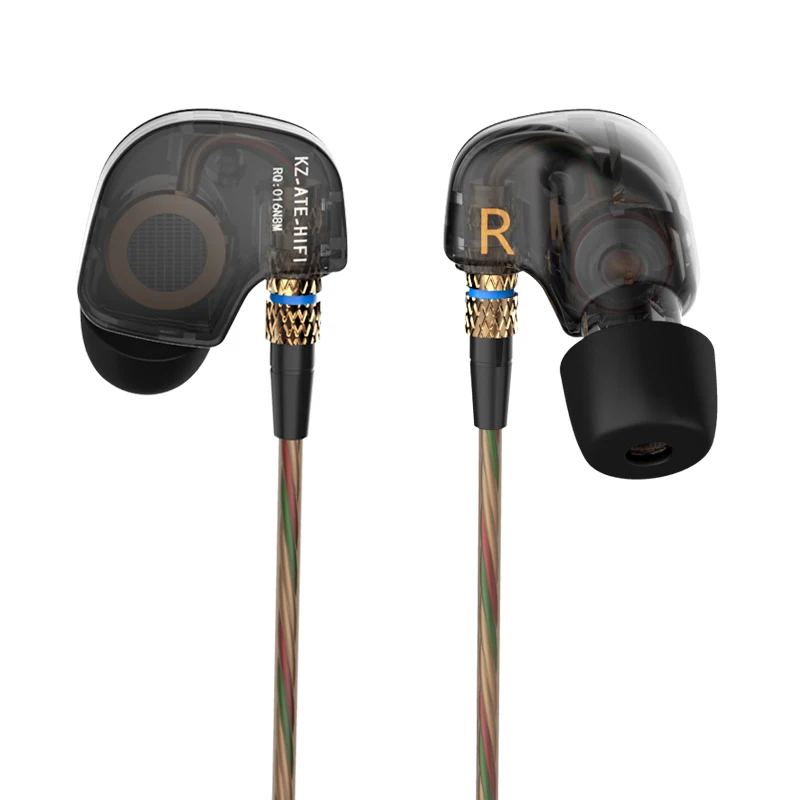 AK Original KZ ATE 3 5 мм наушники в ухо спортивные беговые HIFI супер бас шумоподавляющие