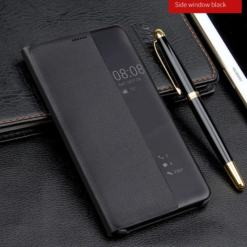 Чехол для HUAWEI MATE 10 Pro Smart View Call ID Кожаный флип чехол 10/10 HM02|case for huawei|case forflip cover |