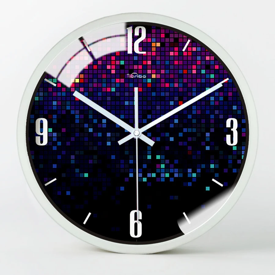 Тихий металлический телефон цифровой большой кухонный Orologio настенные