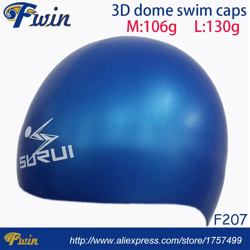 Двухсторонняя 3d Трехмерная шапочка для плавания обычная Удобная купольная