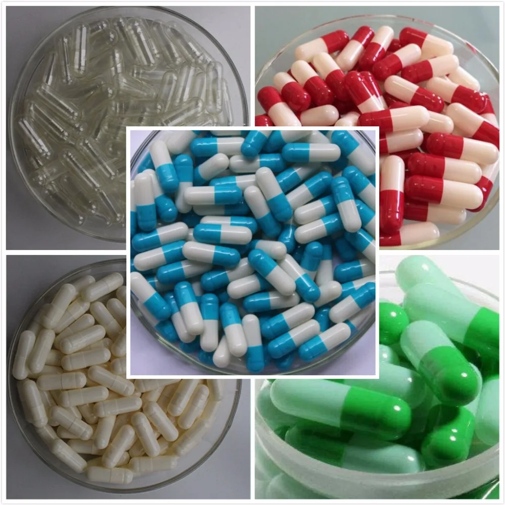 SIZE 0 Free shipping 10 colors 10000pcs  gelatin empty capsules, hollow gelatin capsules  0#