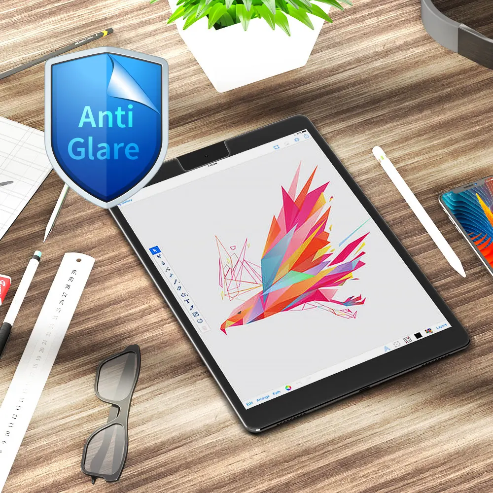 Совершенно новый бумажный антибликовый матовый ПЭТ экран протектор для iPad 9 7 Pro 10