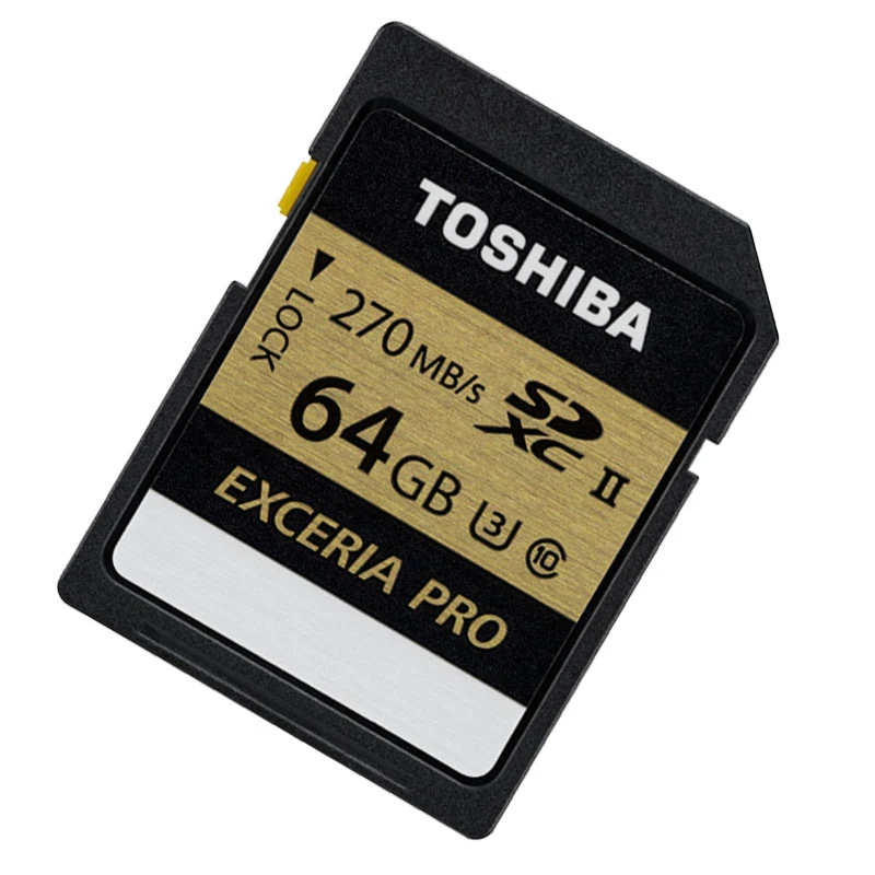 Toshiba exceria pro sd карта N501 SD памяти UHS II U3 64 Гб класс 10 4 K UltraHD высокоскоростная флеш