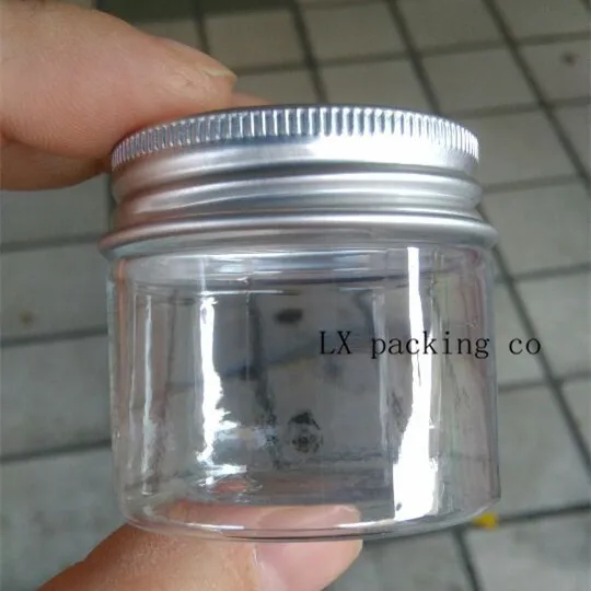 Бесплатная доставка 40 г/мл прозрачная пластиковая плоская бутылка банка с