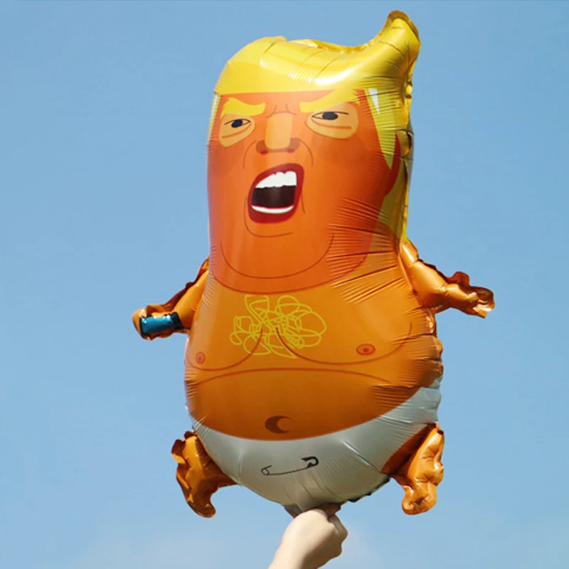 Забавные детские воздушные шары из фольги Trump 22 8 дюйма надувные вечерние