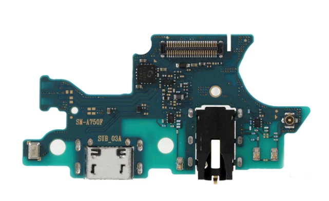 Новая Док-станция для зарядного USB-порта микрофона цепи аудио разъем Samsung A7 2018 A750F |