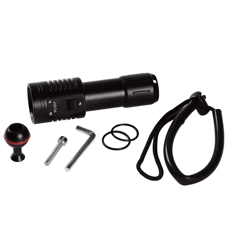

Albinaly Ultra Bright LED Flashlight 1x 18650 or 1x 26650 3.7V Battery Lumens Zoomable LED Torch Battery+Charger+Free gift