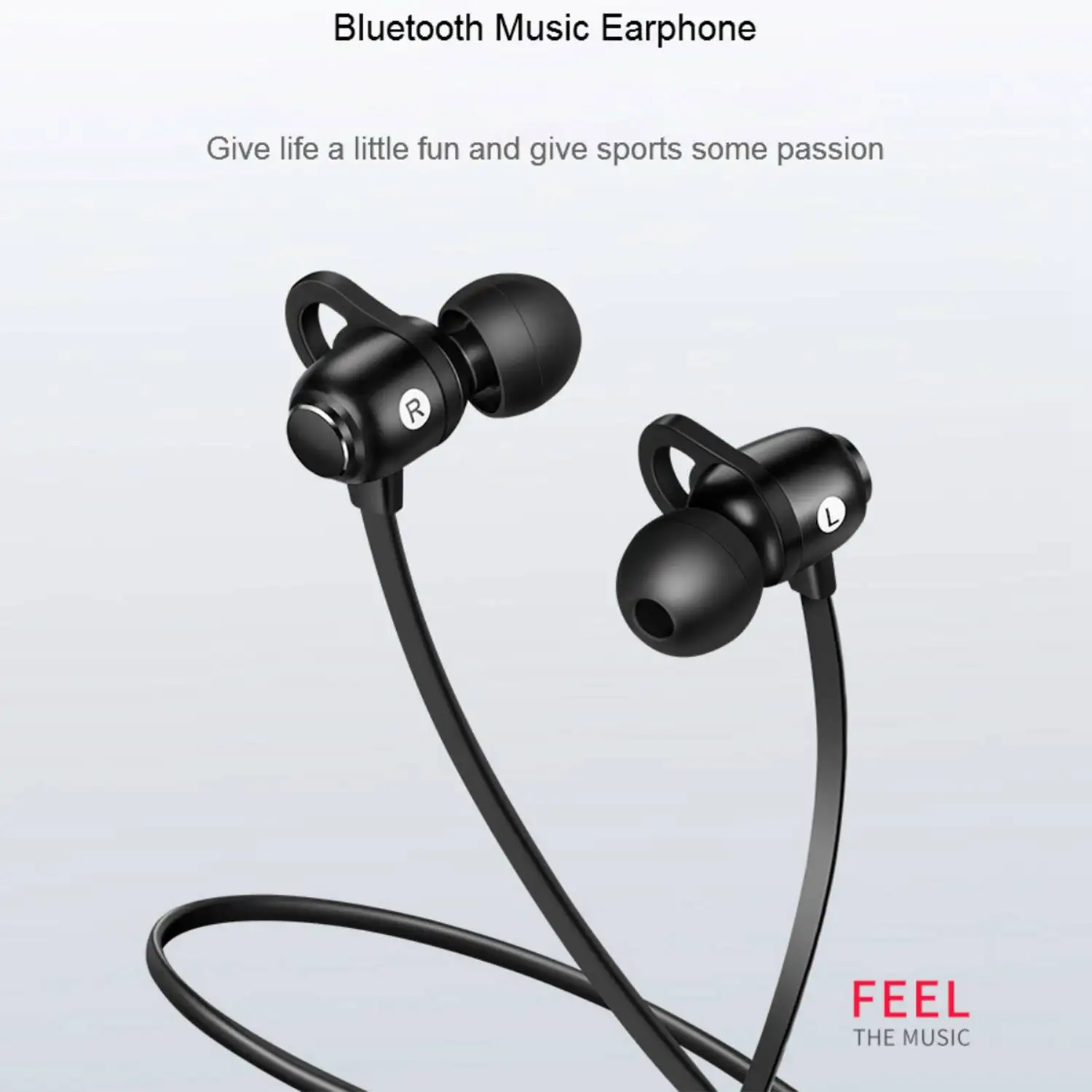 RISE Bluetooth наушники Беспроводные спортивные CSR4.1 висячие шейные стерео hi-fi музыка