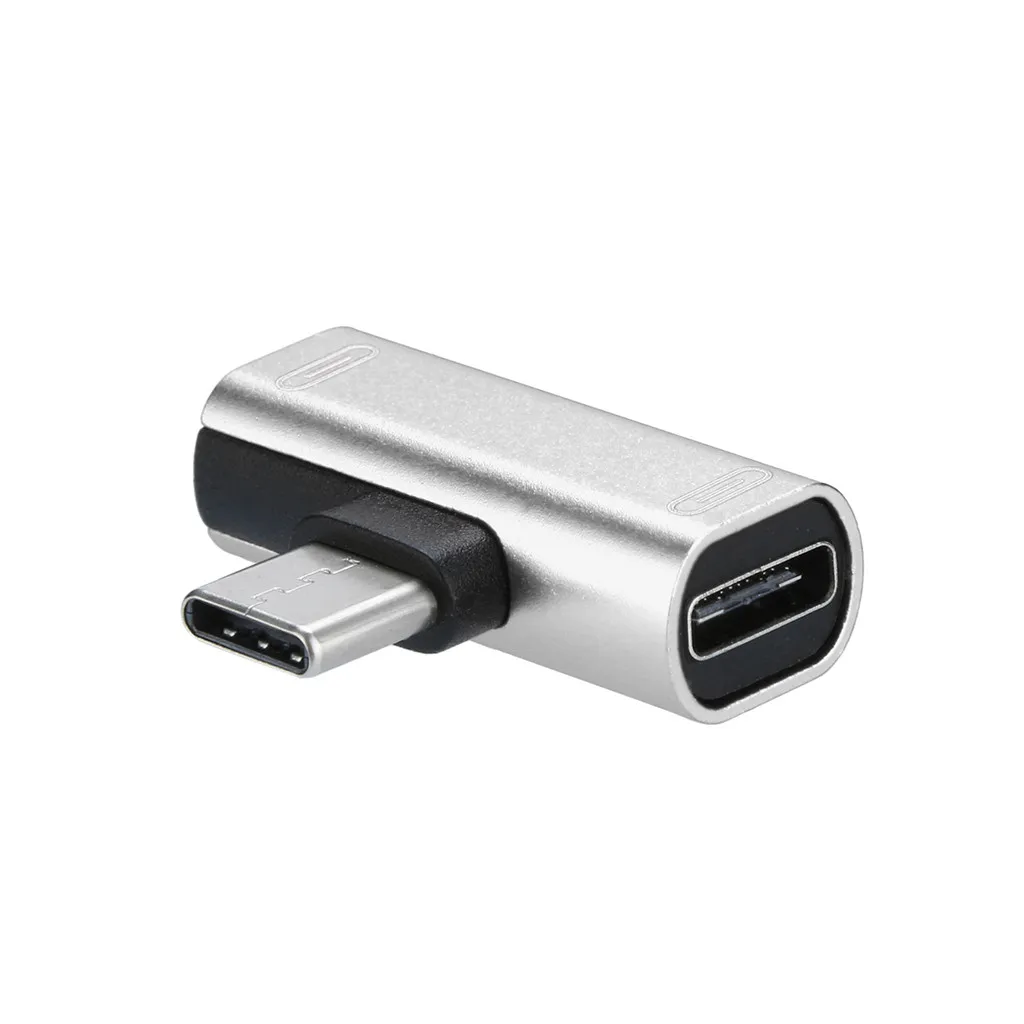 USB C аудио кабель зарядное устройство 2 в 1 Тип к разъему типа Aux Наушники Адаптер