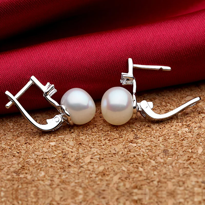 Женский комплект украшений из серебра 925 пробы с жемчугом|jewelry sets|gifts for womenpearl jewelry |
