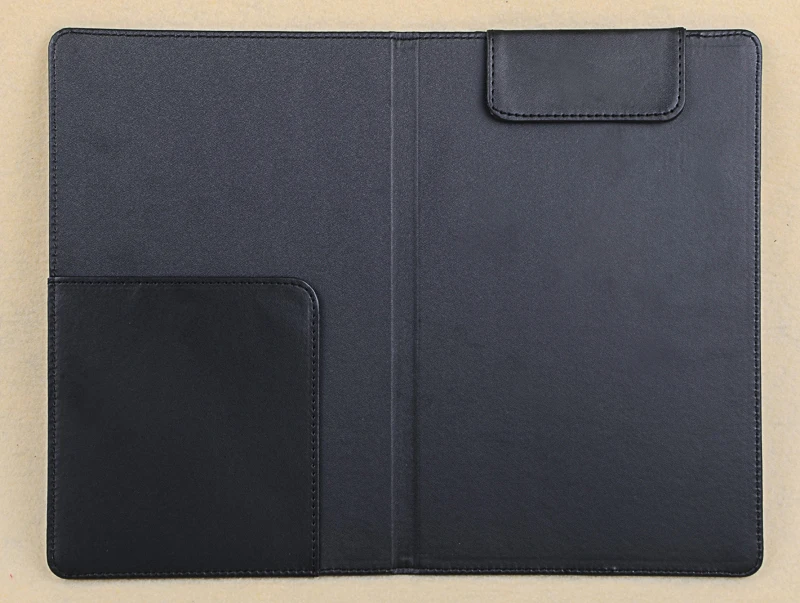 Больших размеров из искусственной кожи Ресторан Держатель чеков кошелек