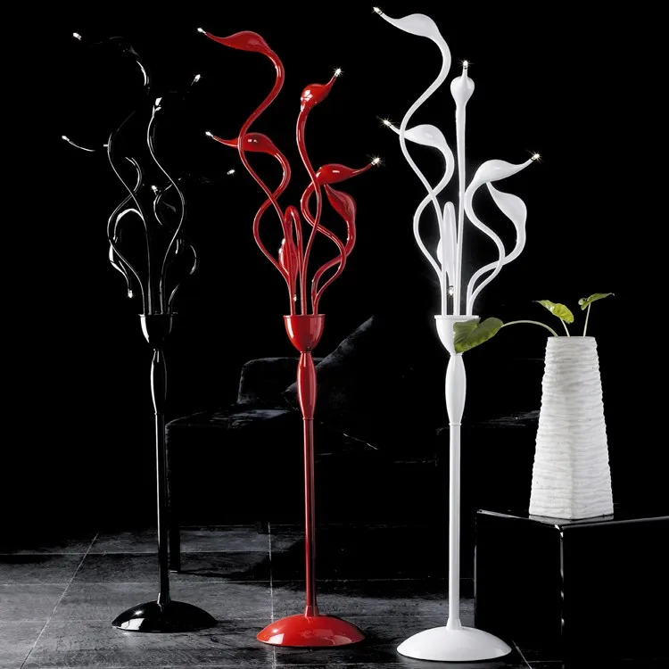 Лебедь светодиодные лампы торшер спальня лампа Гостиная Бар для учебы