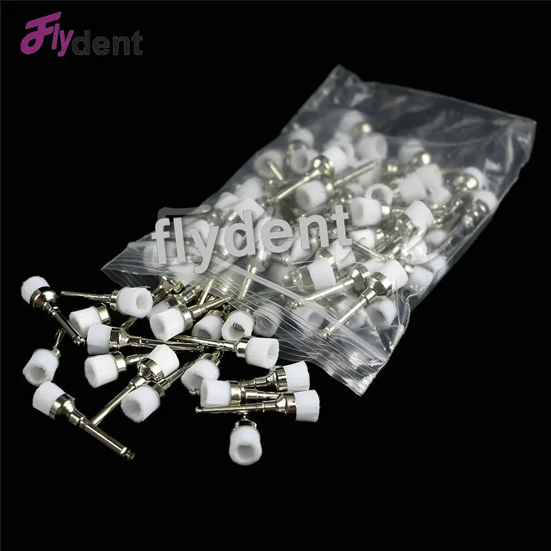 100 шт. Стоматологический материал чаши Форма щетка зубная профилактическая новая