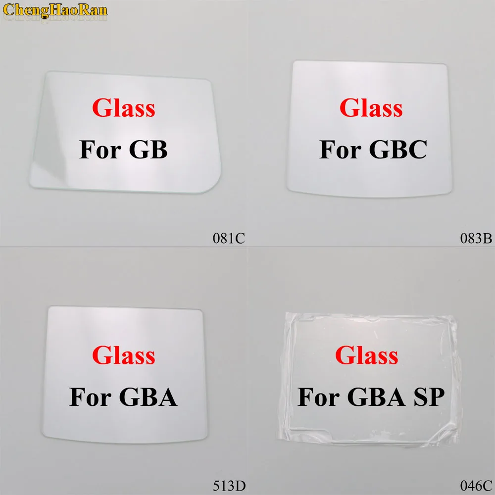 ChengHaoRan 4 модели прозрачного стекла объектив экрана для Game boy цвет GB/GBA/GBC/GBA SP
