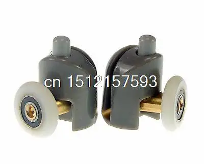 

(2) 25mm Dia Adjustable Shower Door Roller Runner Wheels Pulley Top Or Bottom