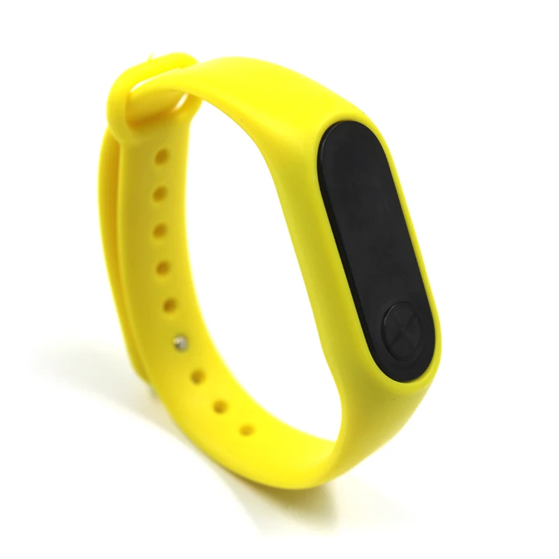 

Fashion Outdoor Simple Sports Red LED Digital Bracelet Watch Men Women Colorful Silicone Watches Kids Children Wristwatch Gift