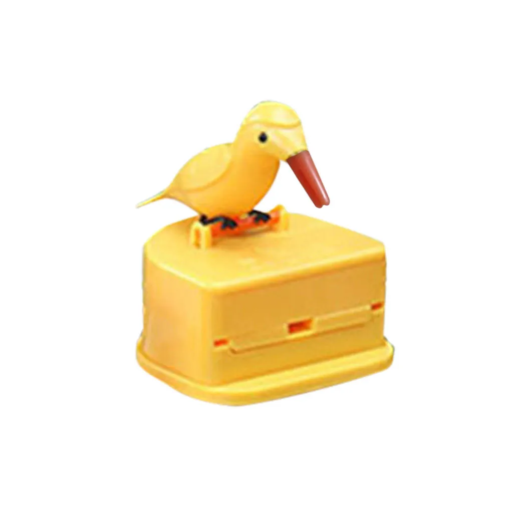 A Toothpick Holder Dispenser Cute Bird Hummingbird Toothpick Dispenser Gag Gift Cleaning Teeth Table Decoration Toothpick Box - Цвет: A