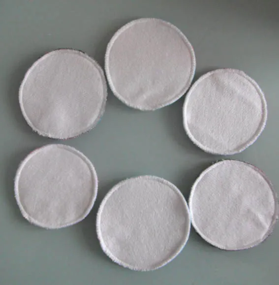 Almohadillas de lactancia impermeables reutilizables para mam&aacute;s, almohadillas de bamb&uacute; lavables para mam&aacute;s embarazadas, 12cm, 12 Uds.-2