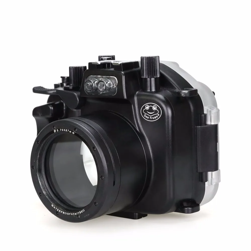 Водонепроницаемый корпус для подводной камеры Seafrogs 40 м/130 футов Canon EOS M5 22 мм|case for