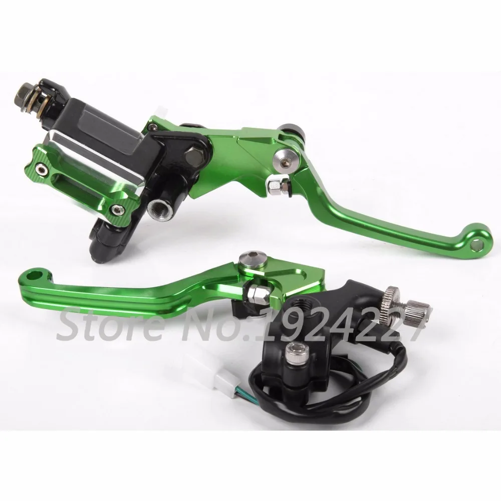 8 цветов для Kawasaki KX125 2000 2008 KX250 2004 рычаги сцепления главного тормозного цилиндра