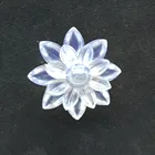 Мягкие пластиковые двухслойные цветы лотоса для DIY светодиодная гирлянда для рождества, праздника, дома, сада, свадьбы, вечеринки, украшения