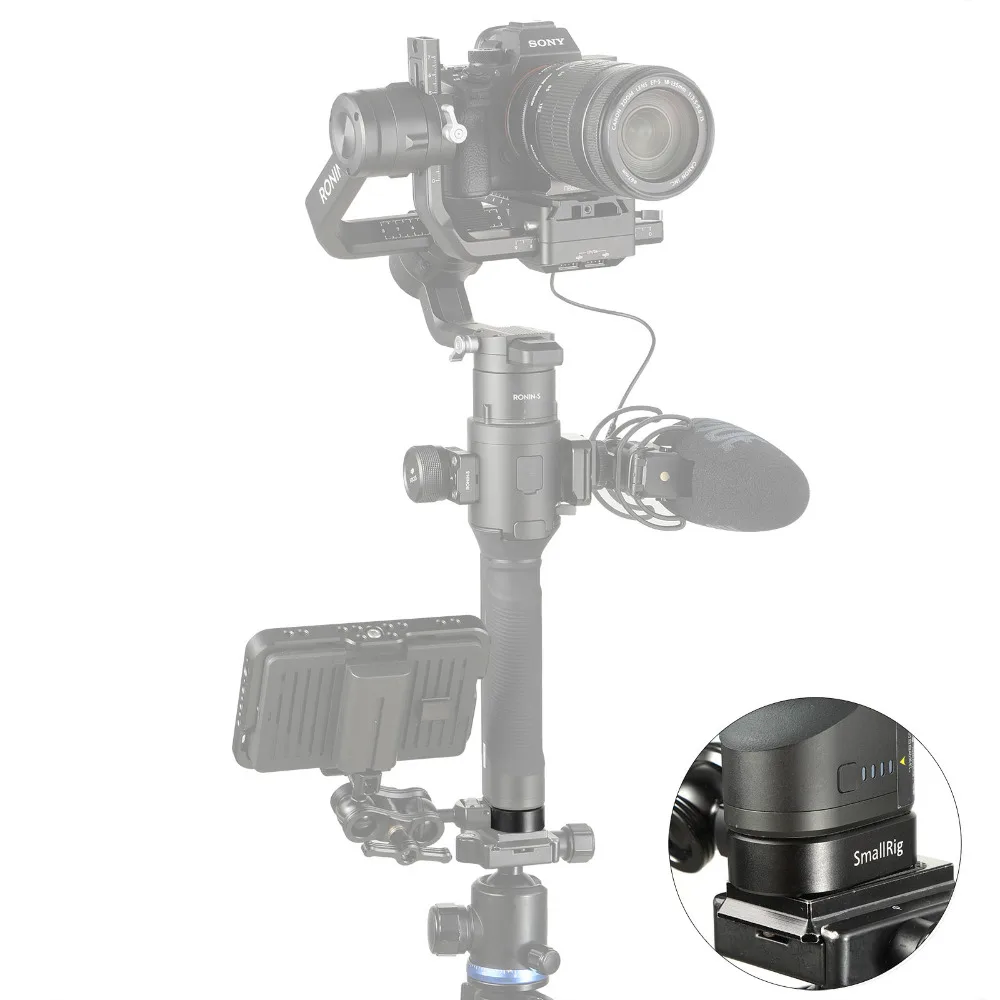 SmallRig DSLR Camera Plate Rig Heli coil Защитная Монтажная пластина для DJI Ronin S с отверстиями