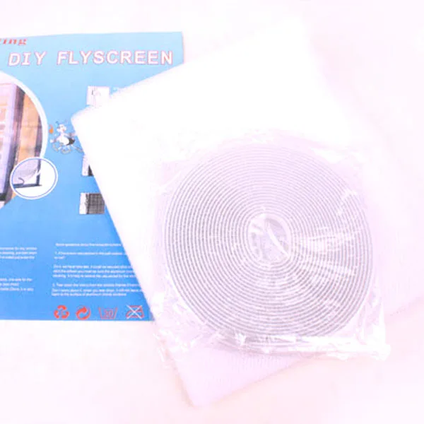 Practical IY Ventilation Insect Bug Window Netty Yarn Voile Meshy Screen Sticky Flyscreen | Строительство и ремонт
