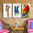 Полный DIY Алмазная вышивка живопись мультфильм цветные животные домашний Настенный декор Алмазная картина мозаика собака Жираф попугай Сова Лев