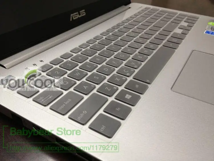 Силиконовый чехол для клавиатуры Vivo book защитный Asus VivoBook R553LN pro551 V551 S551LN K551 LN A551L S551L