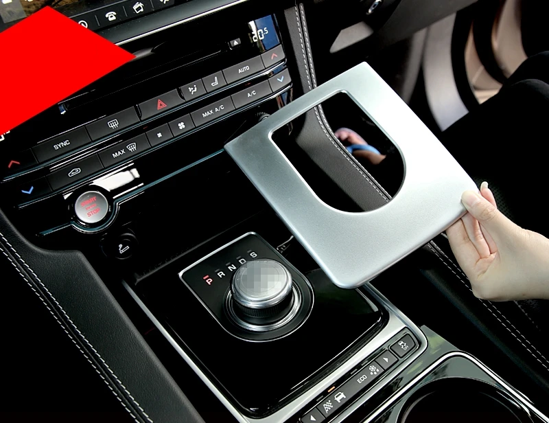 Для Jaguar XF 2016 2017 2018 внутренняя коробка переключения передач Панель Накладка авто
