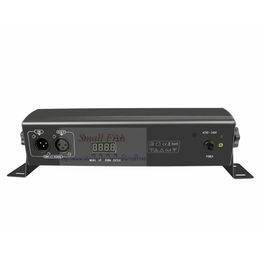 Сценический светильник 12x3 Вт двухрядный УФ-светодиодный настенный DMX512 работает